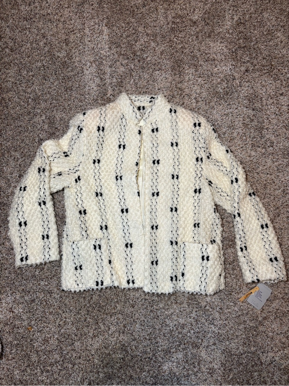 320. Coatree Women's Mohair Sweater Jacket, Size L, NWT